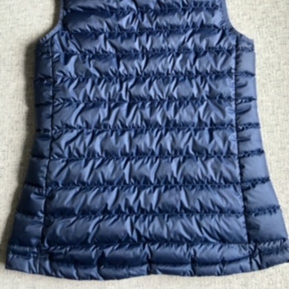 Lole Navy Down Vest with Hood, XS - Picture 4 of 8